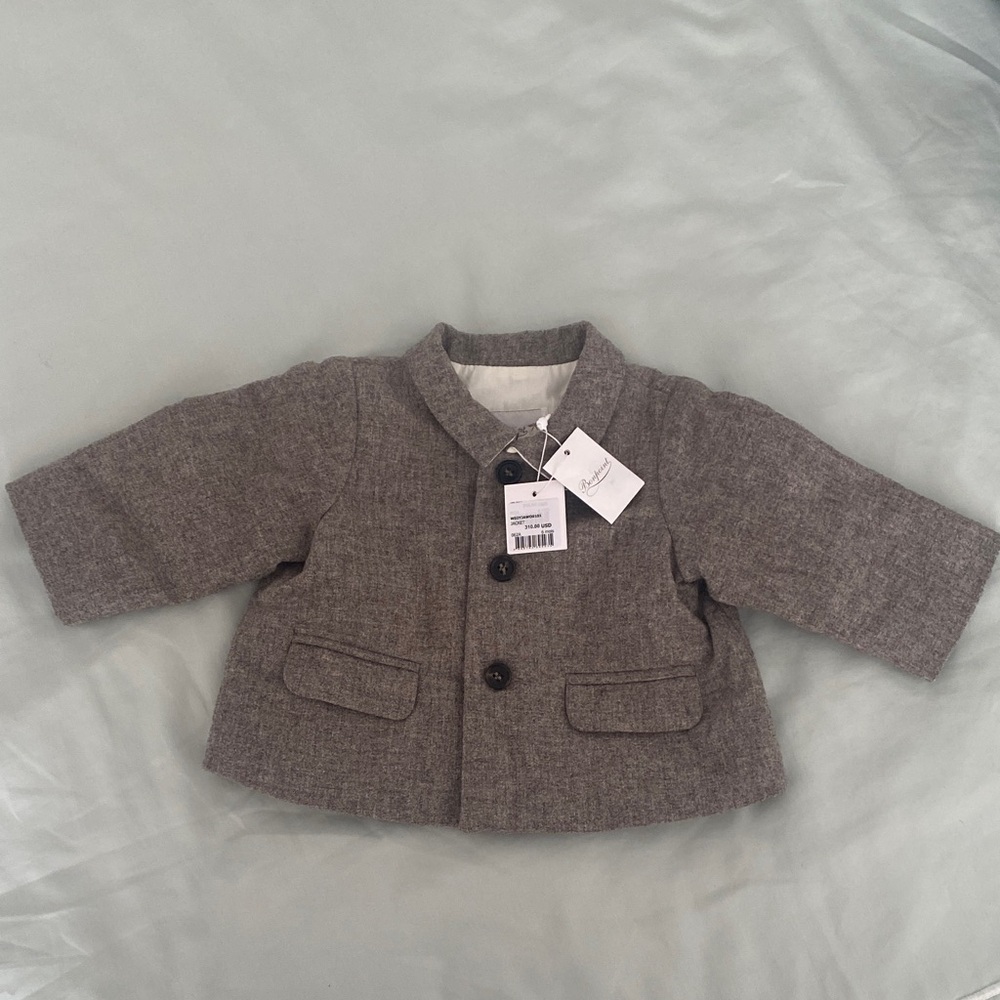 Bonpoint brown baby jacket